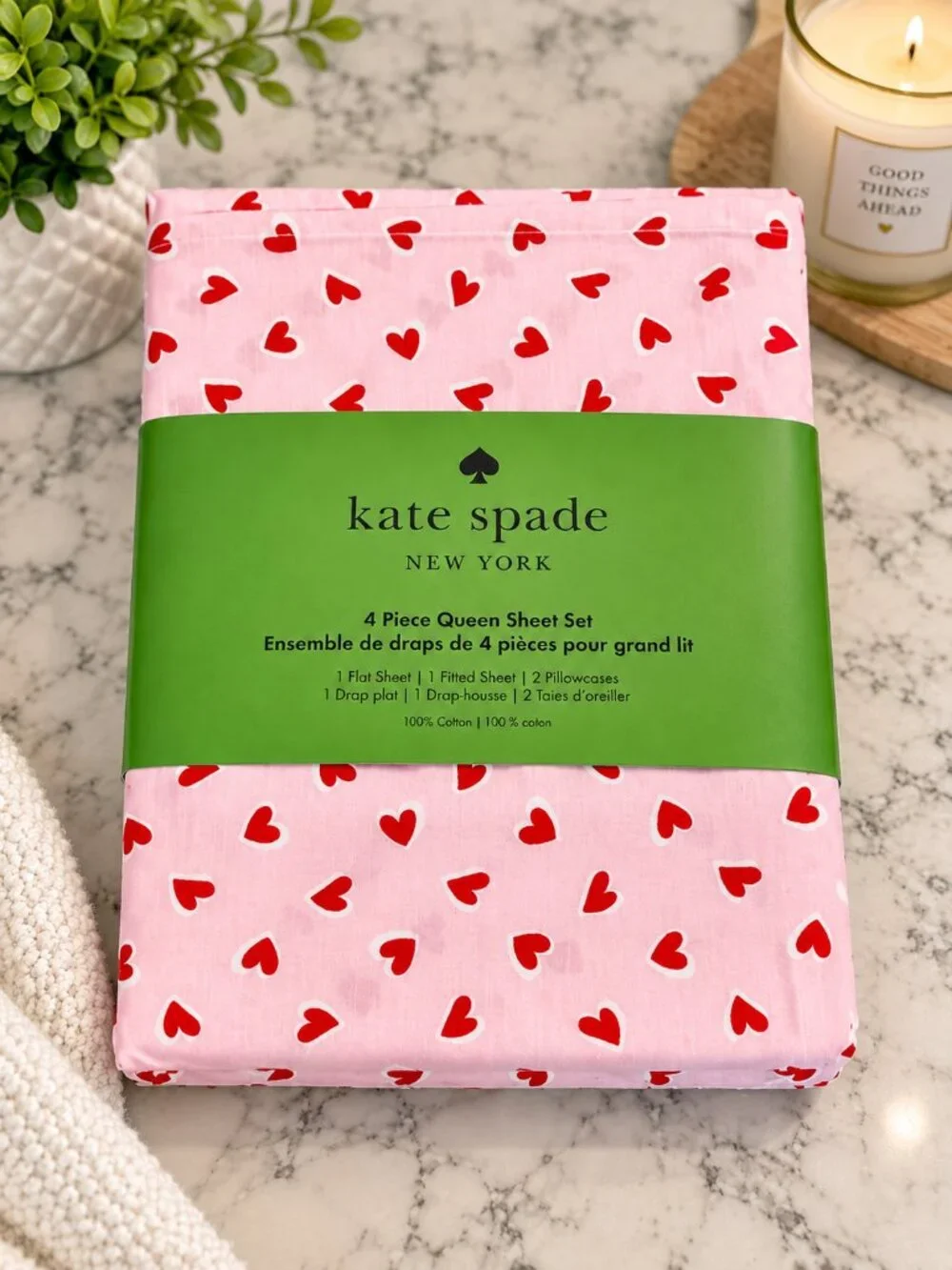 Kate Spade New York 4-Piece Queen Sheet Set